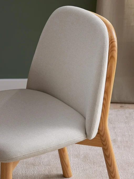 Silla Tapizada De Madera De Fresno Julie