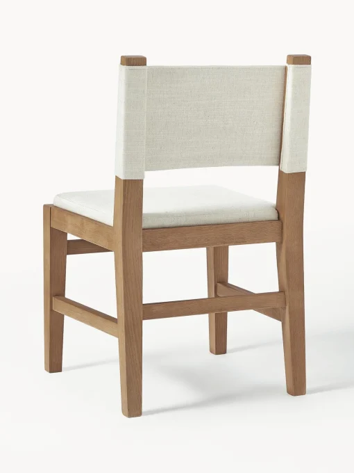 Silla Tapizada De Madera Liano