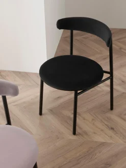 Sillas Tapizadas En Terciopelo Doggi, 2 Uds