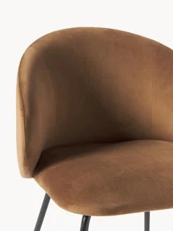 Sillas Tapizadas En Terciopelo Luisa, 2 Uds.