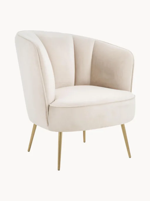 Sillon Coctel De Terciopelo Louise