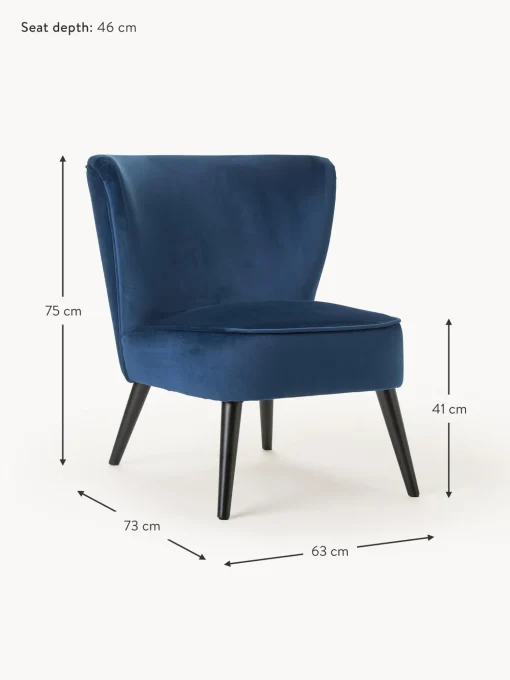Sillon Coctel De Terciopelo Robine