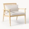 Sillon De Madera De Caucho Maciza Manuell