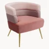 Sillon De Terciopelo Diseno Retro Sandwich