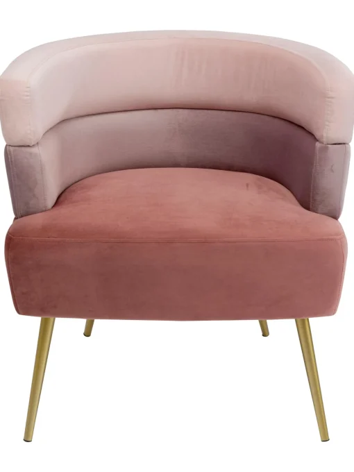 Sillon De Terciopelo Diseno Retro Sandwich