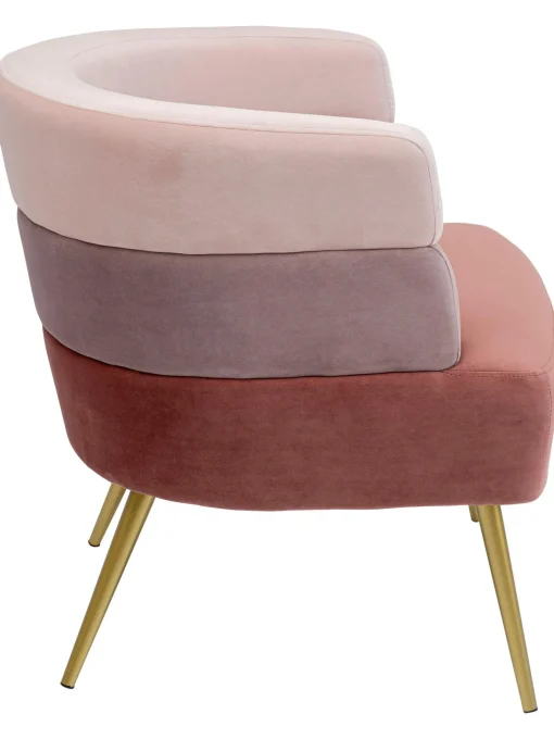 Sillon De Terciopelo Diseno Retro Sandwich