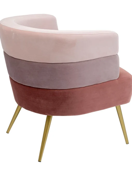 Sillon De Terciopelo Diseno Retro Sandwich