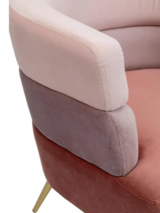 Sillon De Terciopelo Diseno Retro Sandwich