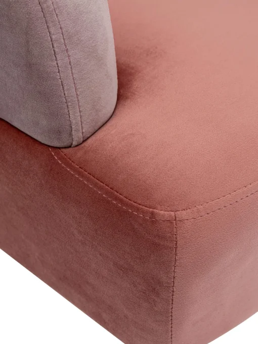 Sillon De Terciopelo Diseno Retro Sandwich