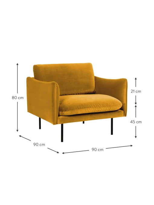 Sillon De Terciopelo Moby