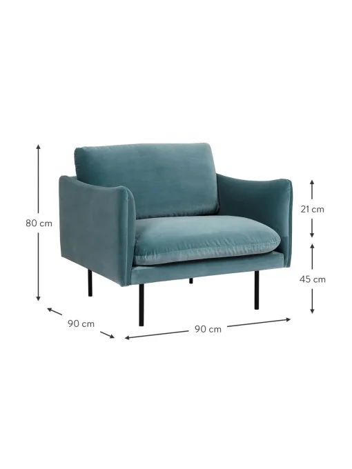 Sillon De Terciopelo Moby