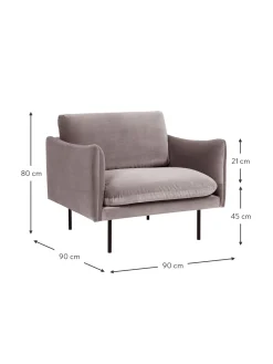 Sillon De Terciopelo Moby