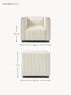 Sillon En Tejido Boucle Antonio