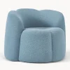 Sillon En Tejido Boucle Fleur