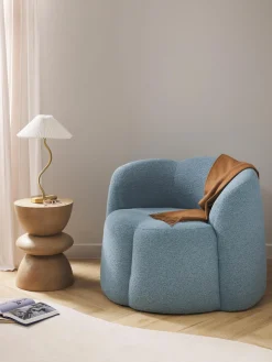 Sillon En Tejido Boucle Fleur