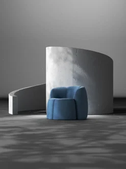 Sillon En Tejido Boucle Fleur