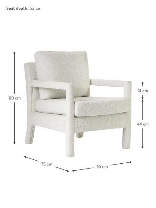 Sillon En Tejido Boucle Zaya