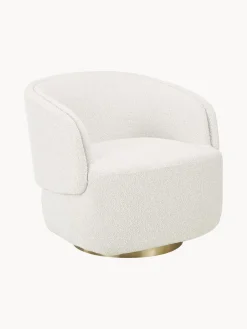 Sillon Giratorio En Tejido Boucle Irene