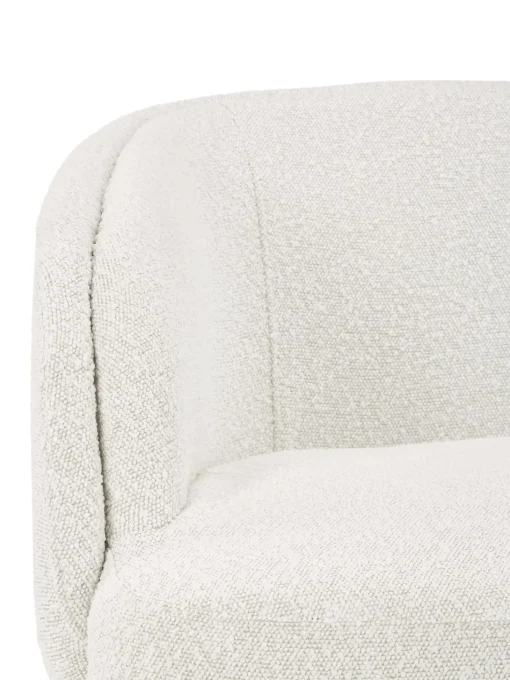 Sillon Giratorio En Tejido Boucle Irene
