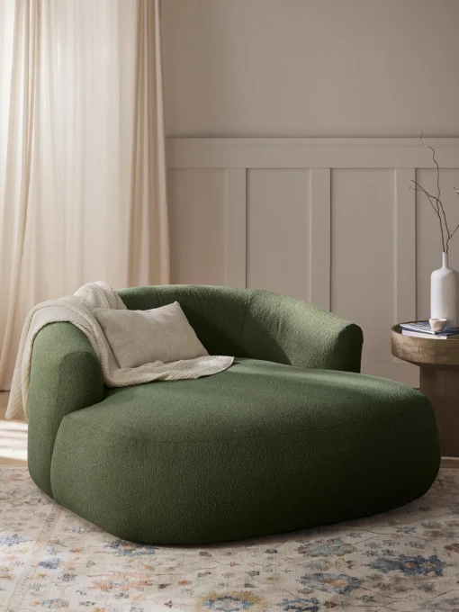 Sillon Lounge En Tejido Boucle Sofia