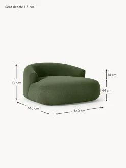 Sillon Lounge En Tejido Boucle Sofia