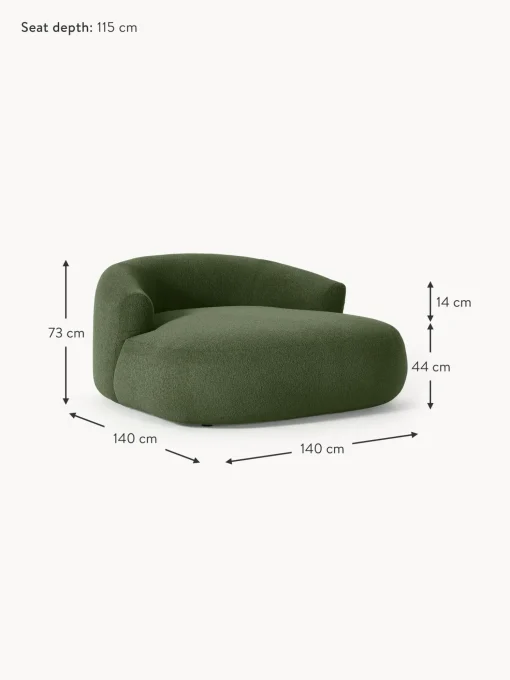 Sillon Lounge En Tejido Boucle Sofia