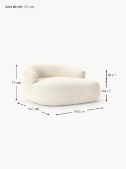 Sillon Lounge En Tejido Boucle Sofia