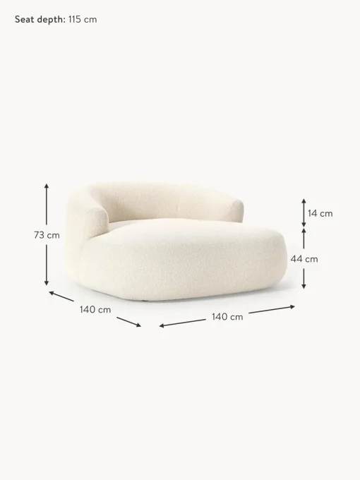 Sillon Lounge En Tejido Boucle Sofia