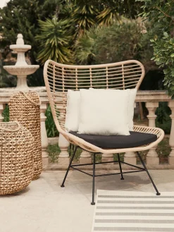 Sillon Orejero De Poliratan Costa