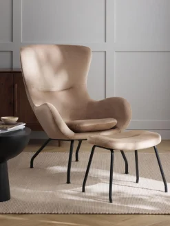 Sillon Orejero De Terciopelo Wing
