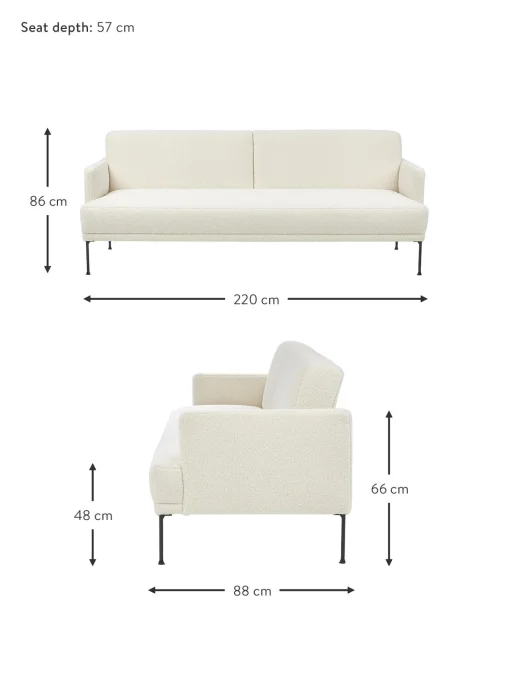 Sofa Cama De Borreguillo Fluente (3 Plazas)