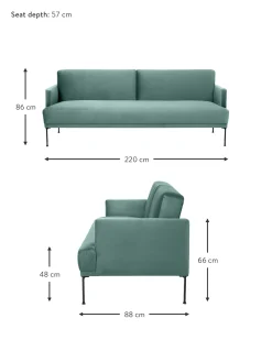 Sofa Cama De Terciopelo Fluente (3 Plazas)