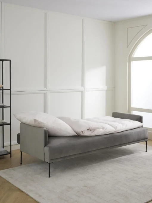 Sofa Cama De Terciopelo Fluente (3 Plazas)