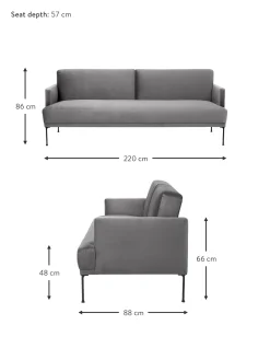 Sofa Cama De Terciopelo Fluente (3 Plazas)