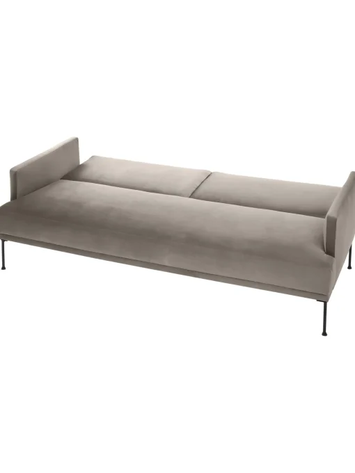 Sofa Cama De Terciopelo Fluente (3 Plazas)