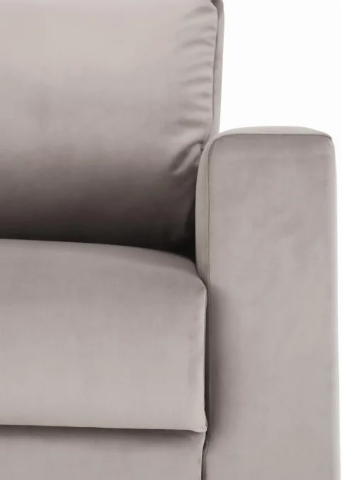 Sofa Cama De Terciopelo Tasha (3 Plazas), Con Espacio De Almacenamiento