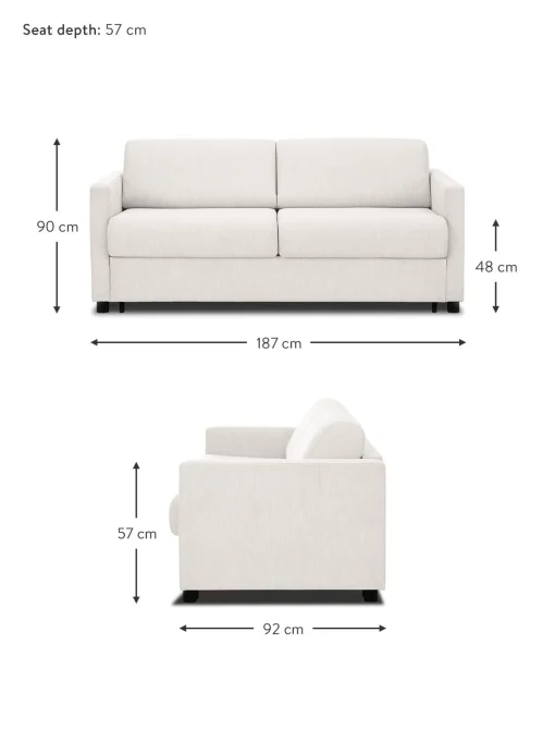 Sofa Cama Morgan (2 Plazas), Con Colchon