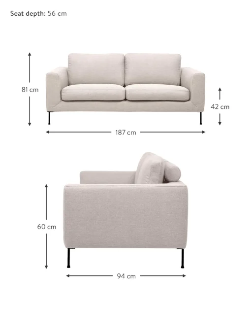 Sofa Cucita (2 Plazas)