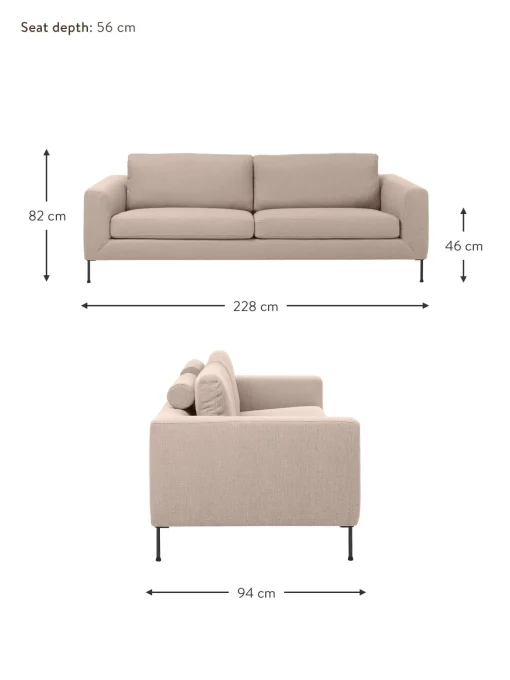 Sofa Cucita (3 Plazas)