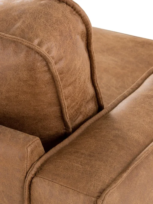 Sofa De Cuero Reciclado Hunter (3 Plazas)