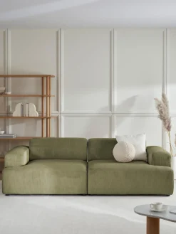 Sofa De Pana Melva (3 Plazas)