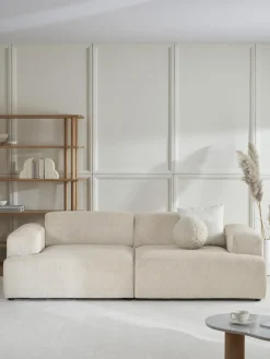 Sofa De Pana Melva (3 Plazas)