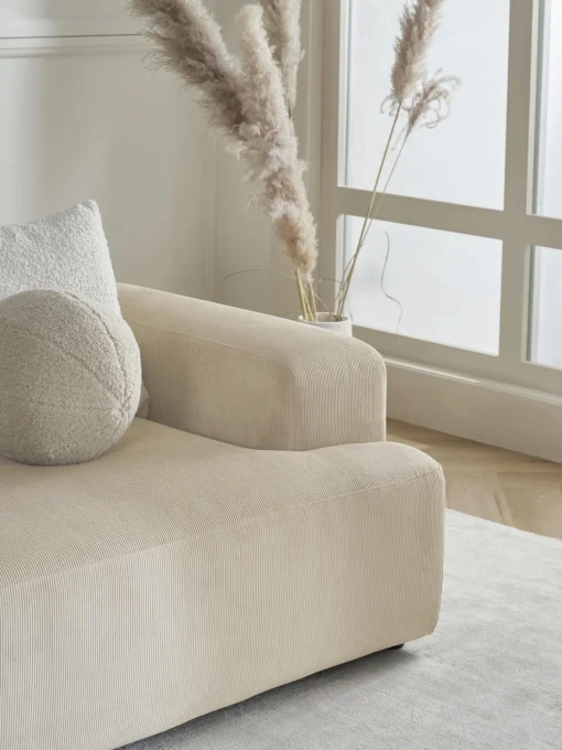 Sofa De Pana Melva (3 Plazas)