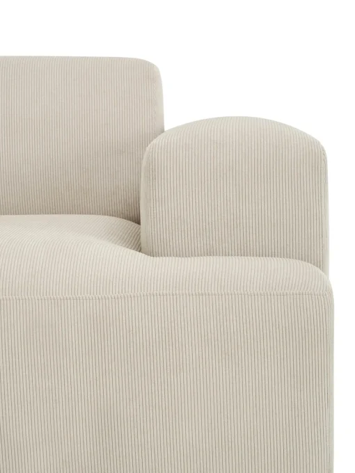 Sofa De Pana Melva (3 Plazas)