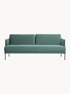 Sofa De Terciopelo Fluente (3 Plazas)