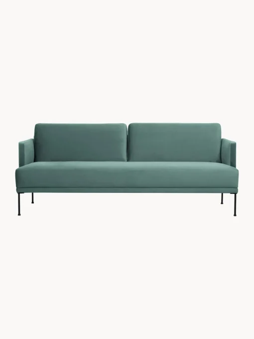 Sofa De Terciopelo Fluente (3 Plazas)
