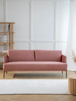 Sofa De Terciopelo Fluente (2 Plazas)