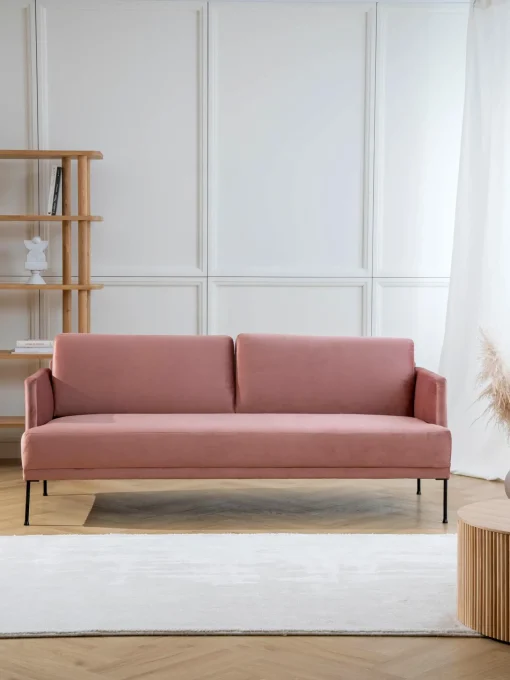 Sofa De Terciopelo Fluente (2 Plazas)