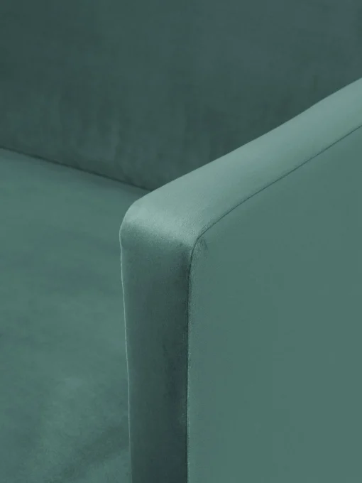 Sofa De Terciopelo Fluente (3 Plazas)