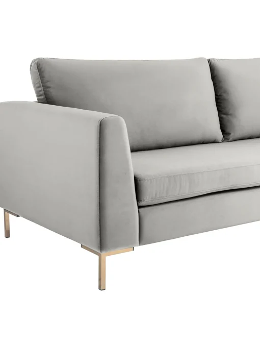 Sofa De Terciopelo Luna (3 Plazas)